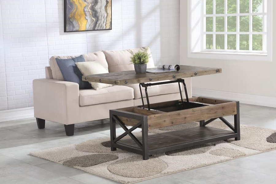 The Main Features Of An Antique Industrial Coffee Table