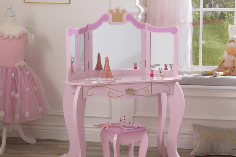 The Main Features Of Princess Dresser And Stool Set